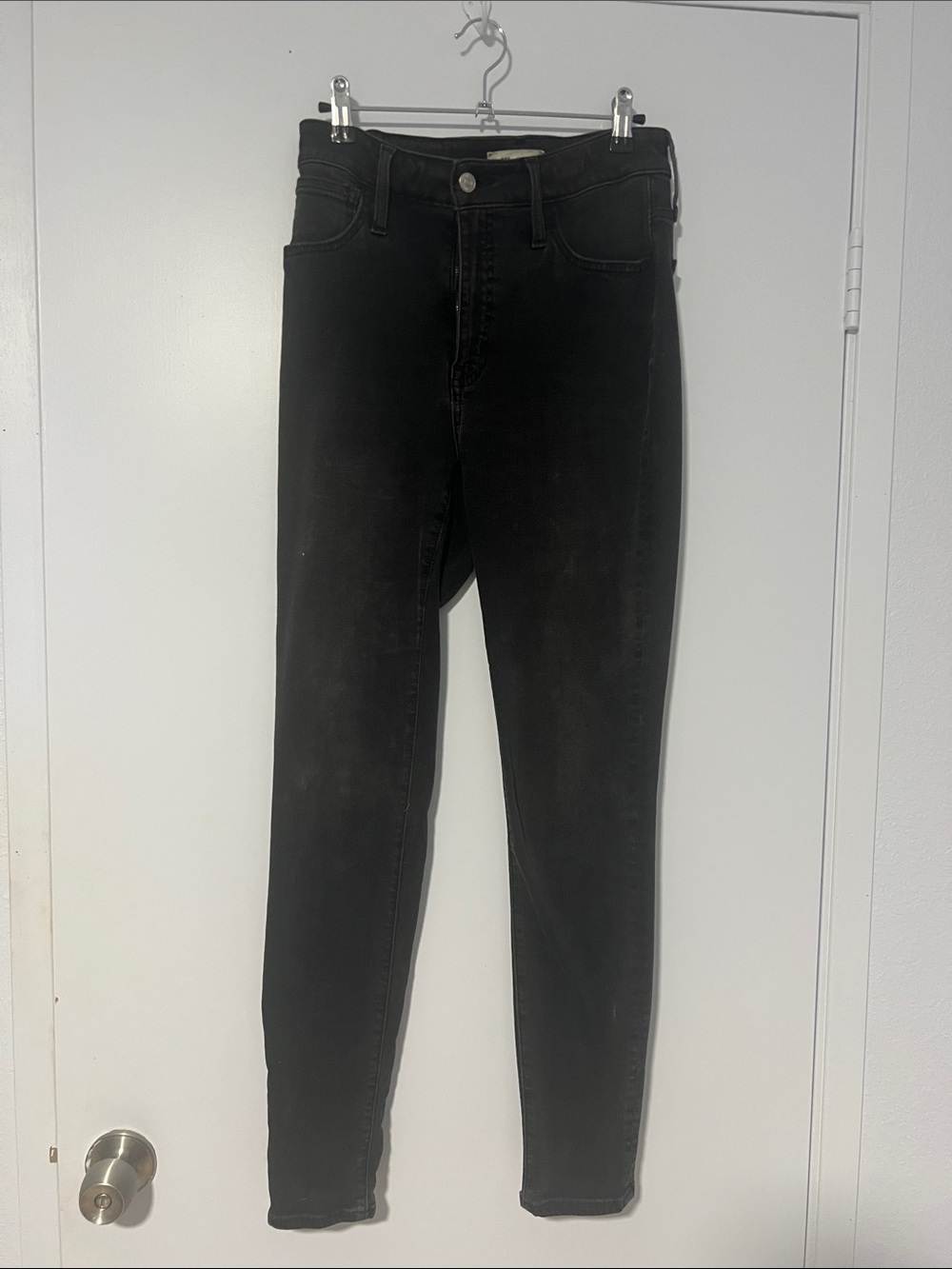 Madewell Black Skinny High-Rise Jeans